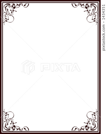 Decorative frame 9 (brown) Decorative frame 9 (brown) 1434351