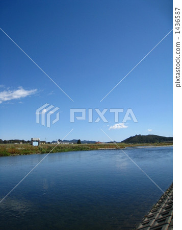 Watarase河的藍色 1436587