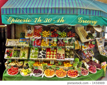 Fruit shop in Paris Fruit shop in Paris 1438989