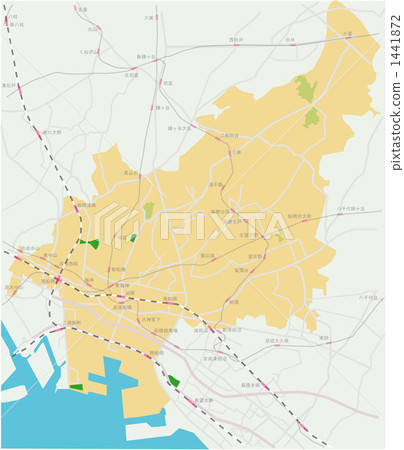 Map of Funabashi Map of Funabashi 1441872