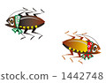 蟑螂的例證 1442748