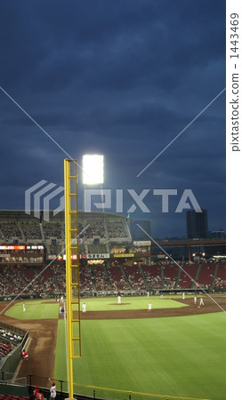 ballpark, baseball stadium, pole 1443469