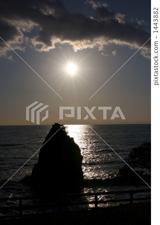 tateishi, sea surface, surface of the sea 1443882