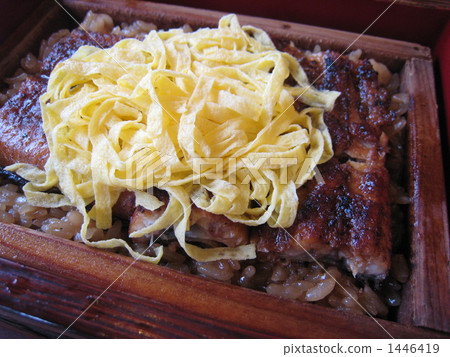 kinshi tamago, steam basket, unagi 1446419