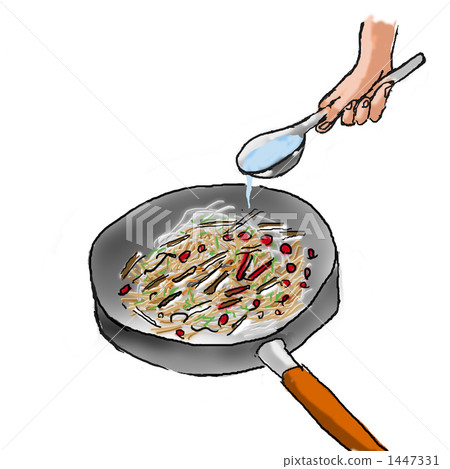 Make a spring roll -2 When stir-frying the ingredients, we summarize it with potato starch 1447331