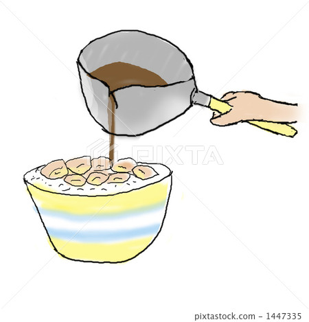 Make Fukagawa donburi - 2 Place juice and put juice Make Fukagawa donburi - 2 Place juice and put juice 1447335