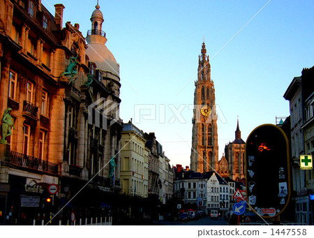 Antwerp at dusk 1447558