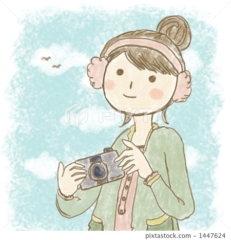 A girl with a camera 1447624
