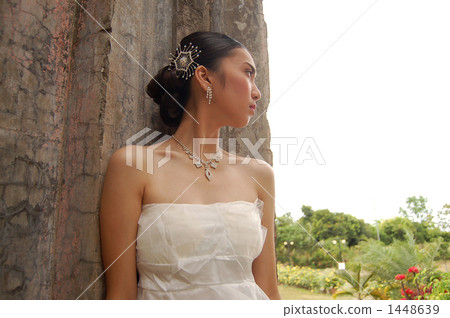 western clothes, garden wedding, wedding 1448639