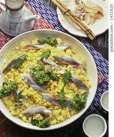 Rape flower sushi of horse mackerel 1451920