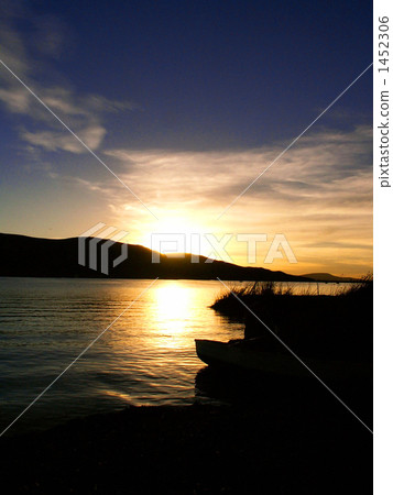 lake titicaca, lake, sunset 1452306