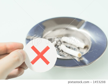 禁止吸菸標志 煙灰缸 煙蒂 1453208