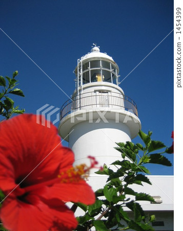 Hachijojima燈塔在夏天 1454399