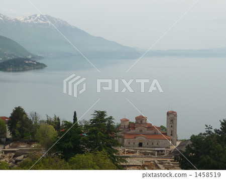 Ohrid Lake seen from Samuel Fortress Ohrid Lake seen from Samuel Fortress 1458519