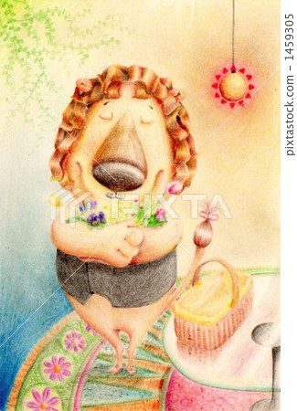 獅子和鮮花 獅子和鮮花 1459305