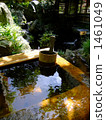 water well, japanese garden, pail 1461049