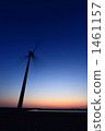 風車黃昏（垂直構圖） 1461157