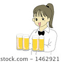 Draft beer waitress 1462921