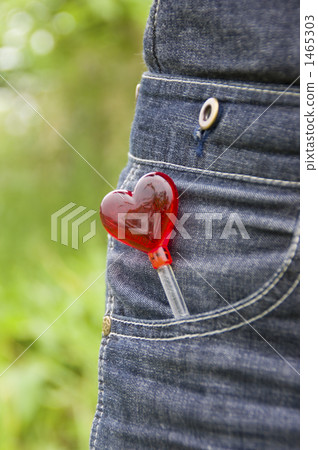 pocket, jean, heart 1465303