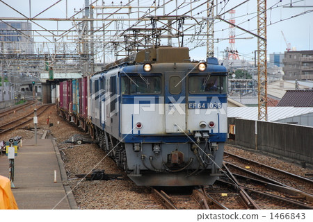 Freight train running on the Musashino line 1466843