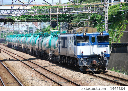 Freight train running on the Musashino line 1466884