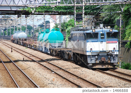 Freight train running on the Musashino line 1466888