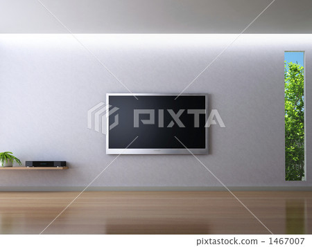 現代客廳和液晶電視 現代客廳和液晶電視 1467007