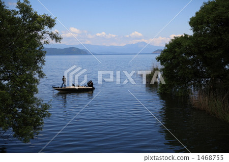 Bath fishing at Lake Biwa 1468755