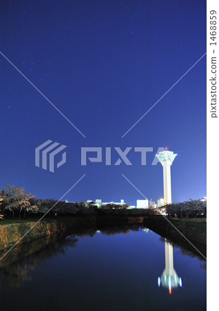 Goryokaku Tower in the Starry Sky 1468859