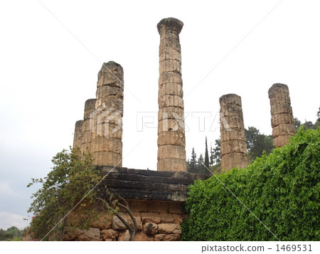 World Heritage "Archaeological Site of Delphi" "Apollon Temple" (Greece) 1469531