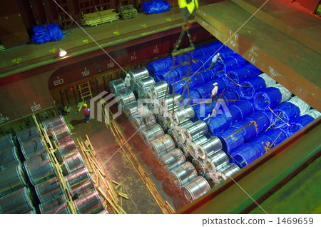 copper material, handling cargo, coils 1469659