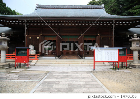 The main hall of Kyoto Lishuyama shrine The main hall of Kyoto Lishuyama shrine 1470105