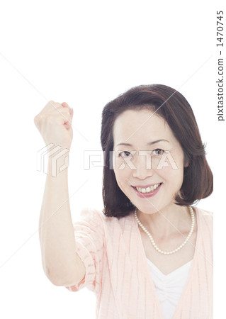 握拳 年長 人 1470745