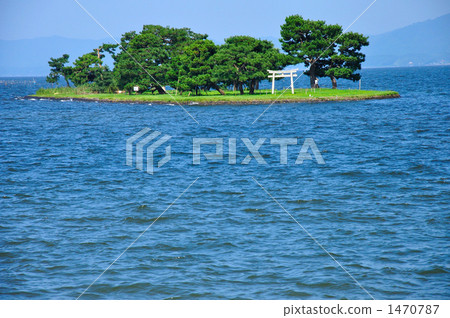 湖真嗣 松林 嫁島 1470787