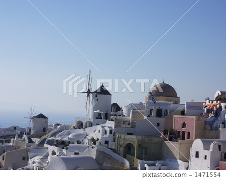 聖托里尼的街道 1471554