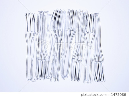 Plastic fork 1472086