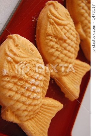 鯛魚燒 海線狀蛋糕 紅豆糕 1473117