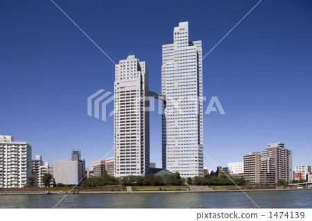 Sumidagawa和St. Road Tower 1474139