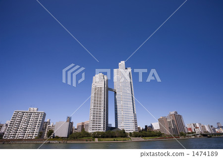 Sumidagawa和St. Road Tower 1474189