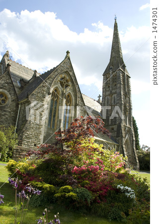 教堂 教會 花朵 1474301