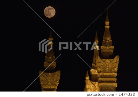 a full moon, full moon, buddhist temple 1474328