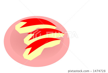 Rabbit shaped apple horizontally - Stock Illustration [1474728] - PIXTA