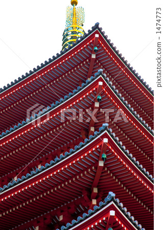 淺草寺的五層寶塔 淺草寺的五層寶塔 1474773