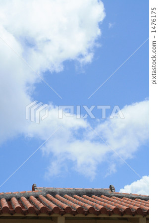 Blue sky and red tile 1476175
