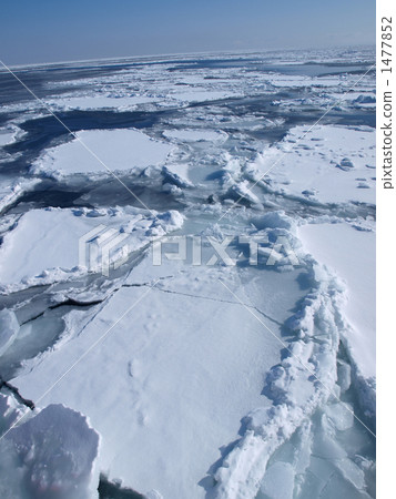 北海道網走冬季漂流冰 1477852