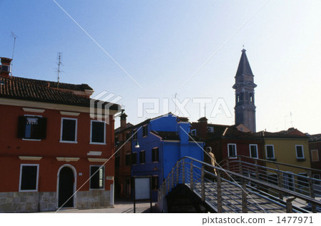 Burano island quiet morning 1477971