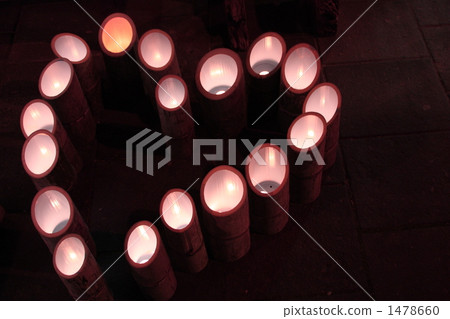 竹管道 蠟燭 燈籠 1478660