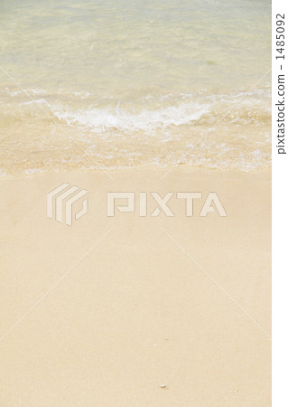 沙灘 水邊 波浪 1485092