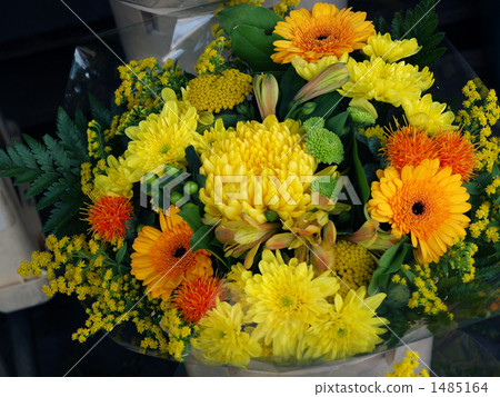 Flower arrangement at the flower shop in the Netherlands 1485164