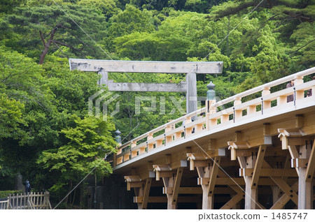 Ujibashi bridge in Ise shrine 1485747
